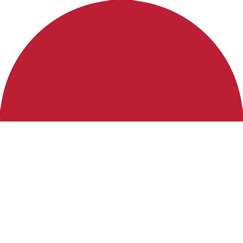 indonesia flag circle png